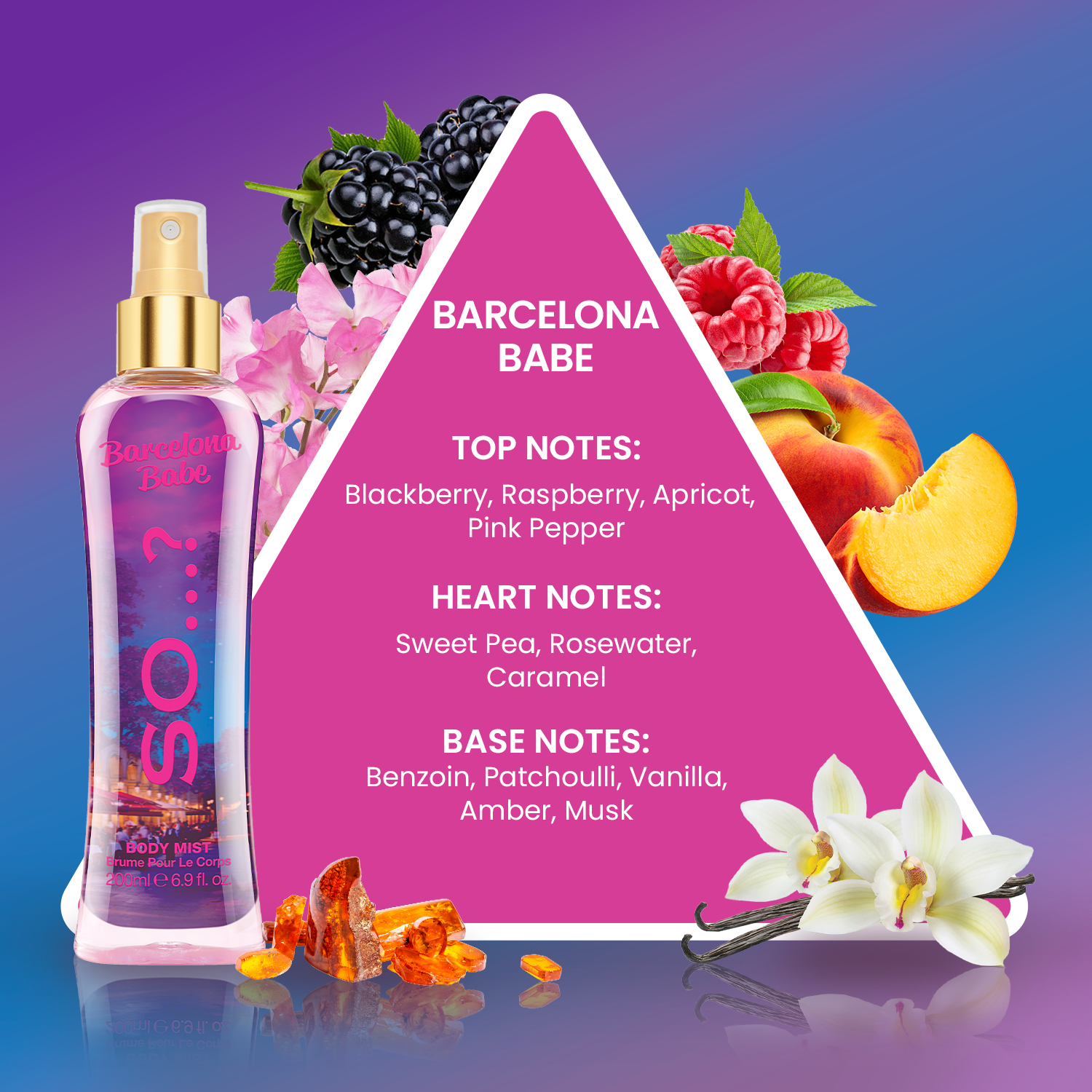 SO…? Barcelona Babe Body Mist 200ml