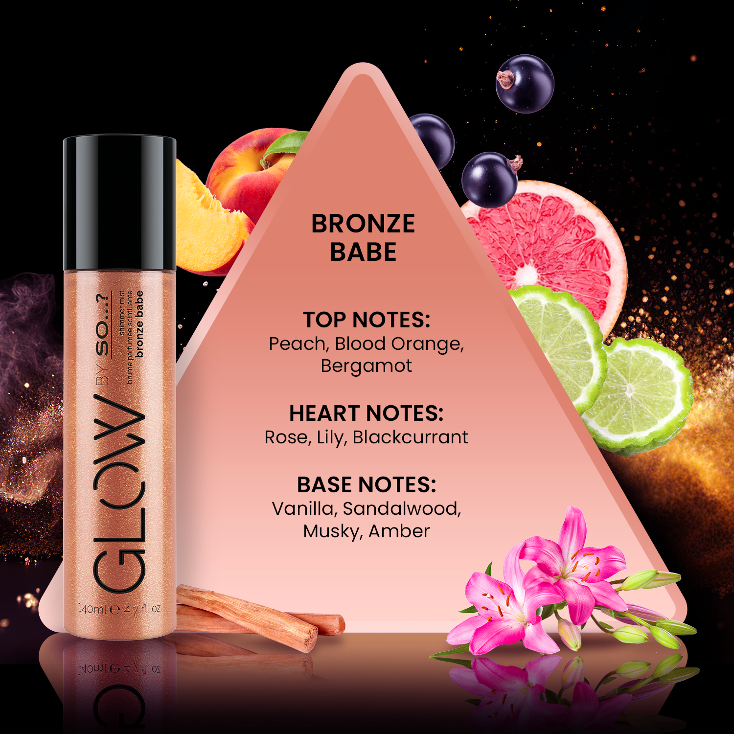 Glow by SO…? Bronze Babe Illuminating Perfume Mist 140ml