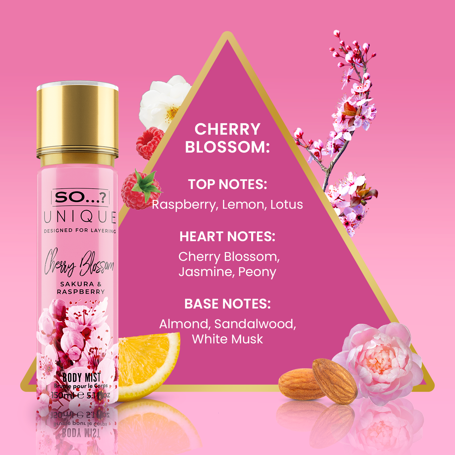 SO...? Unique Cherry Blossom Body Mist