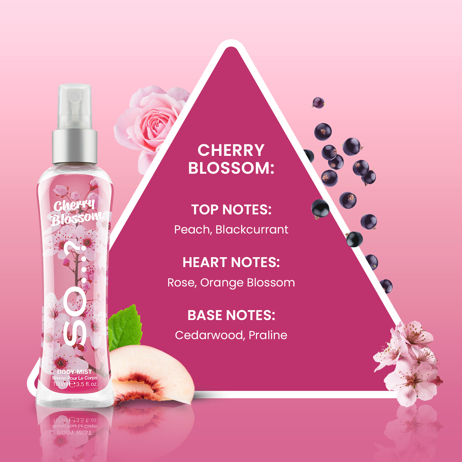 SO…? Cherry Blossom Body Mist 100ml