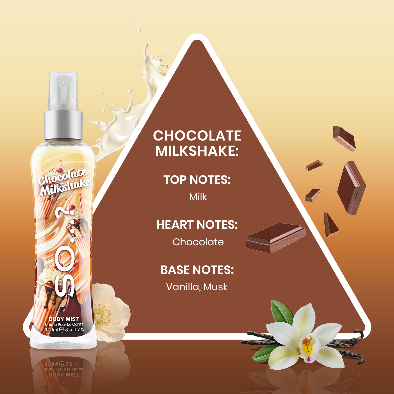 SO…? Chocolate Milkshake Body Mist 100ml