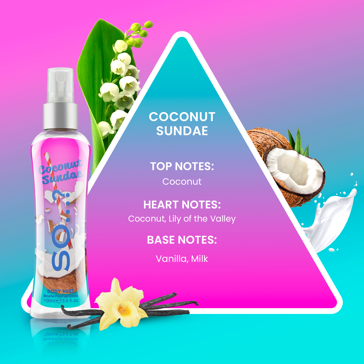 SO…? Coconut Sundae Body Mist 100ml