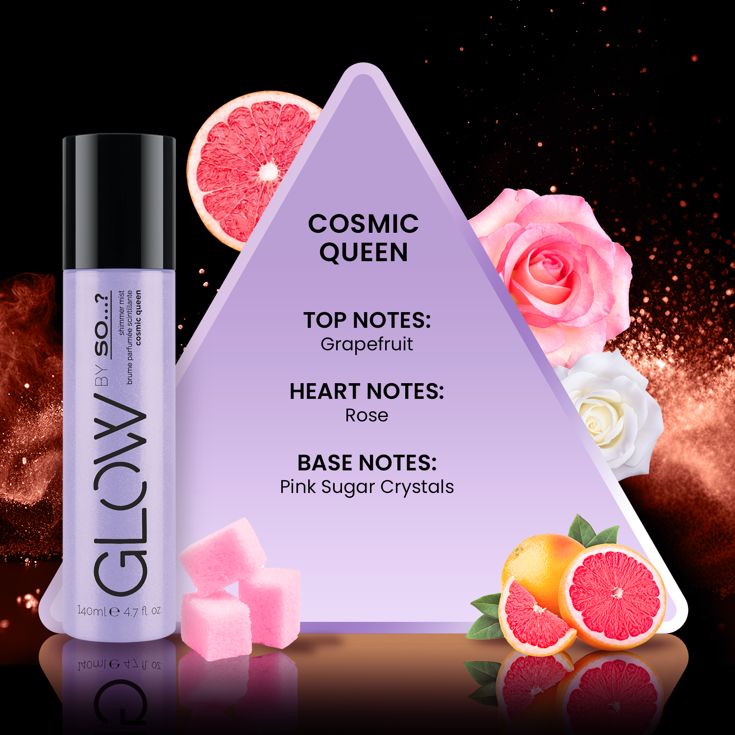 Glow by SO…? Cosmic Queen Illuminating Perfume Mist 140ml