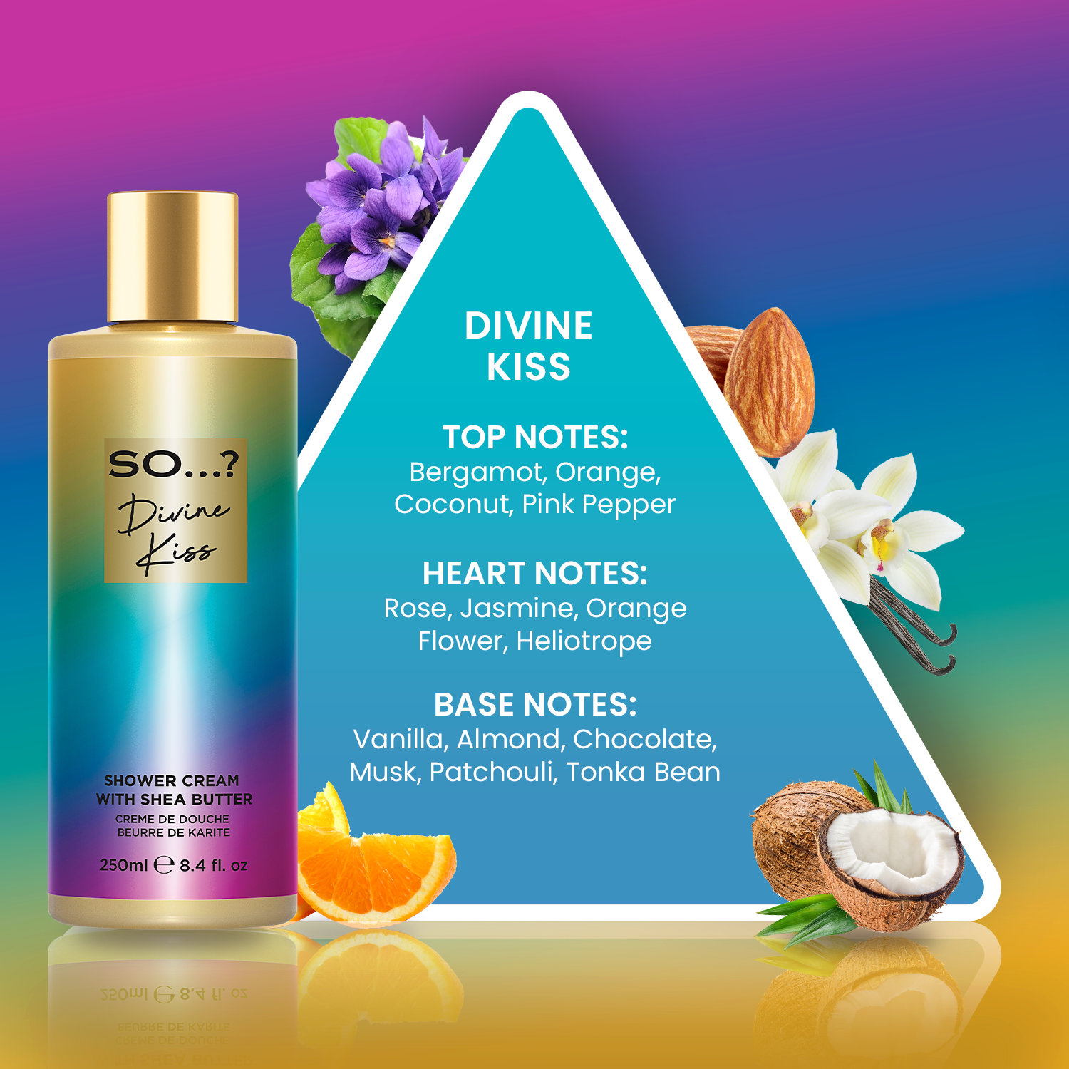 SO…? YOU Divine Kiss Shower Cream 250ml