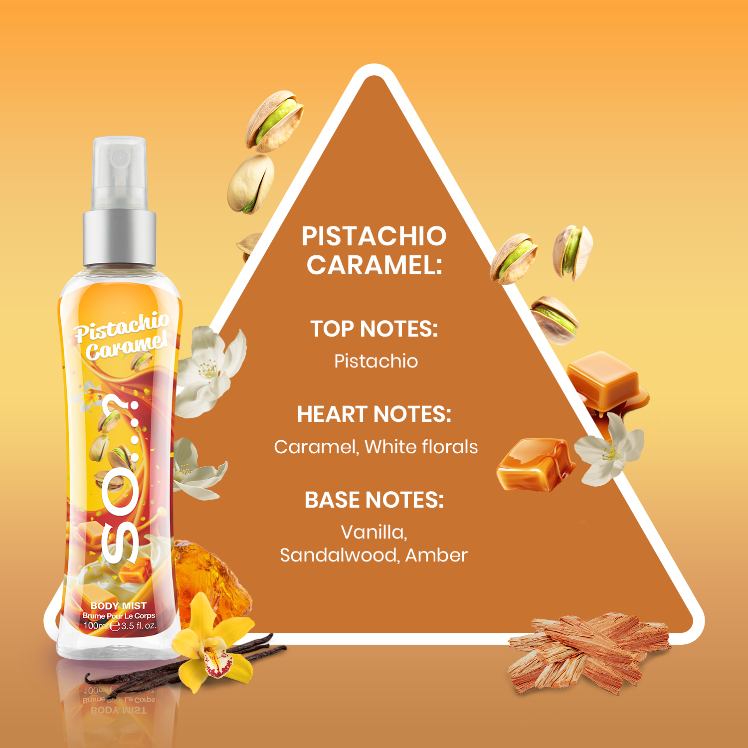 SO…? Pistachio Caramel Body Mist 100ml