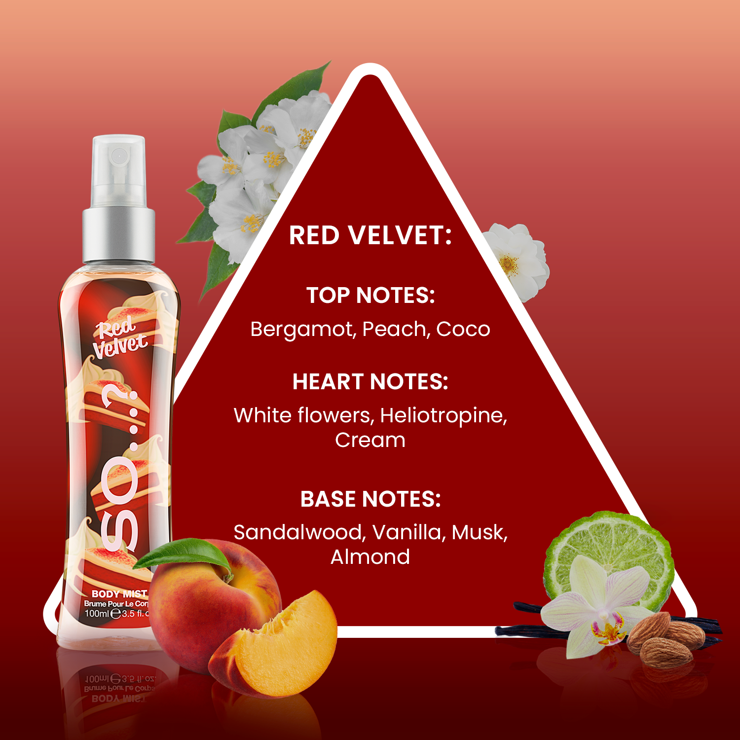 SO…? Red Velvet Body Mist 100ml