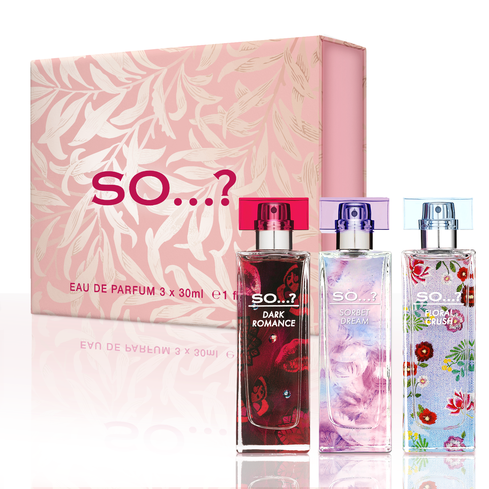 SO...? Collection Travel Size Mini Premium EDP Giftset (3 x 30ml)