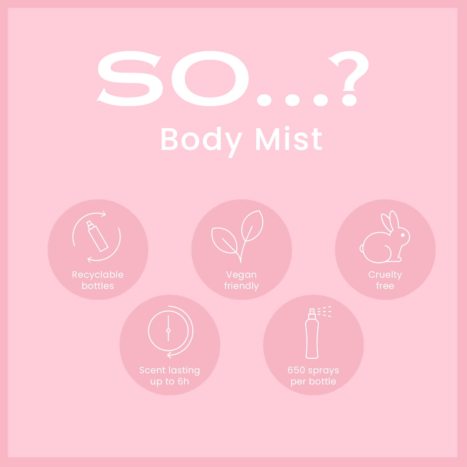 SO…? Sweet Floral Body Mist 100ml