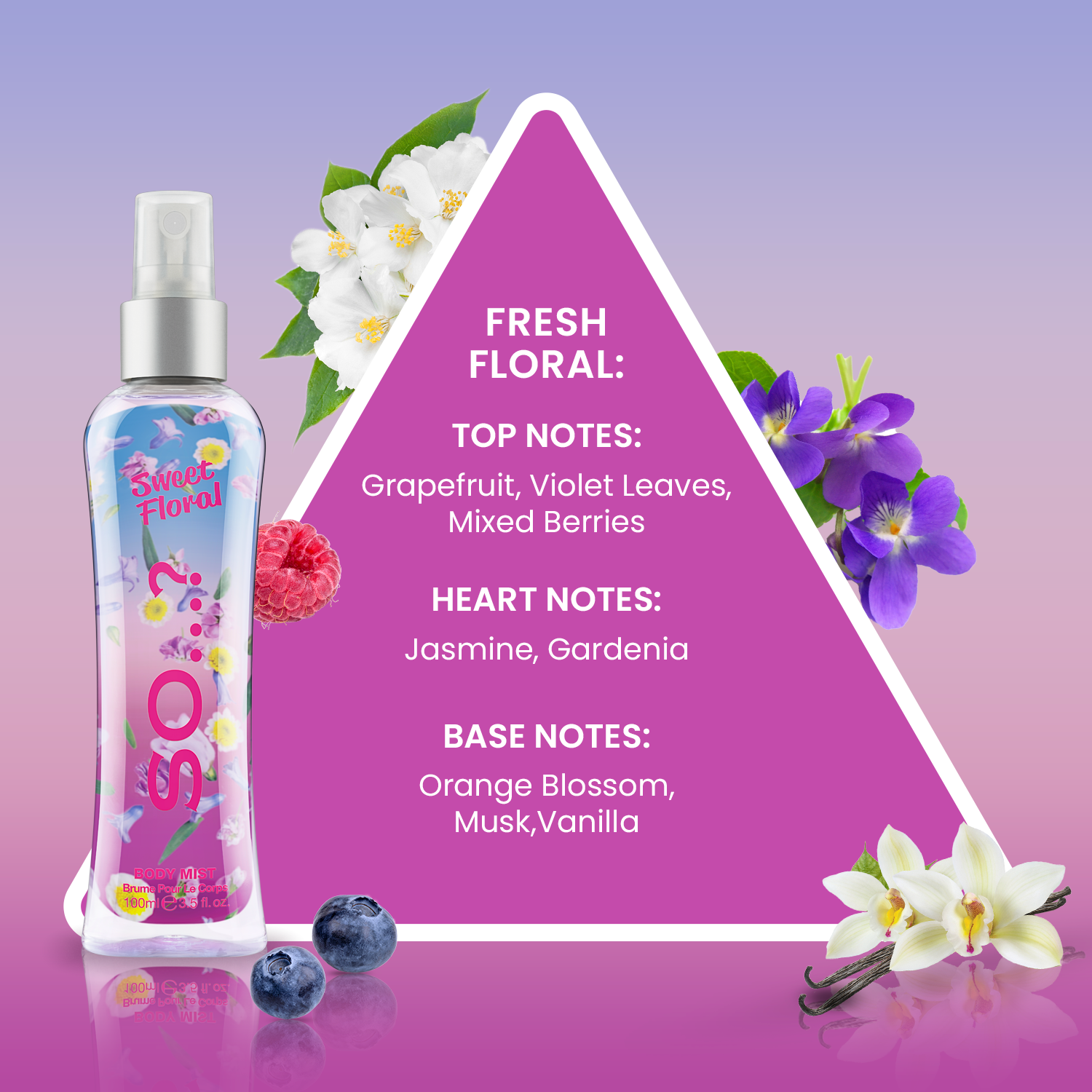 SO…? Sweet Floral Body Mist 100ml