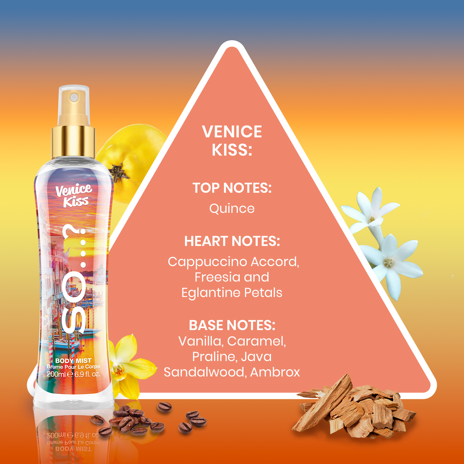 Venice Kiss Body Mist 200ml