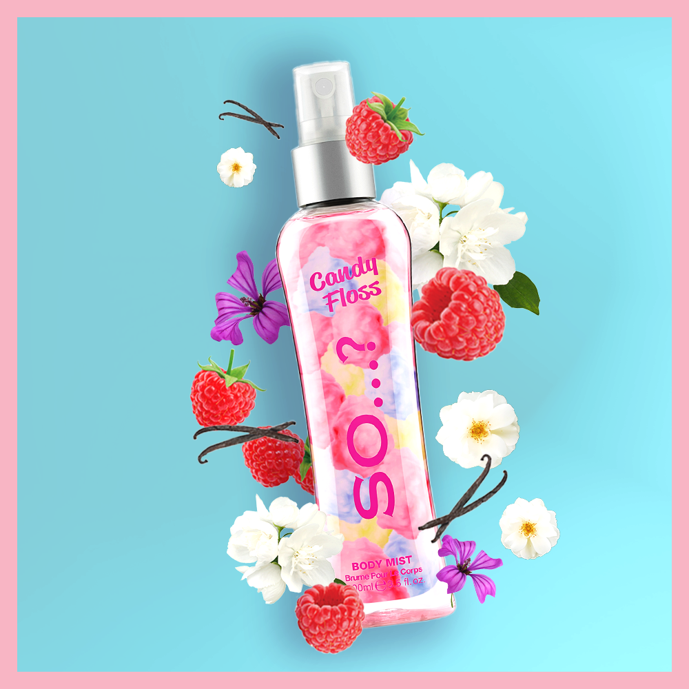 so fragrance candy floss body mist 100ml