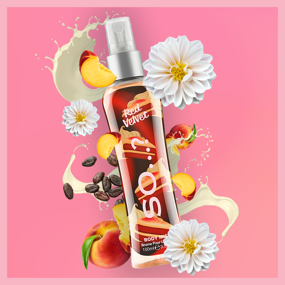 so fragrance red velvet body mist 100ml