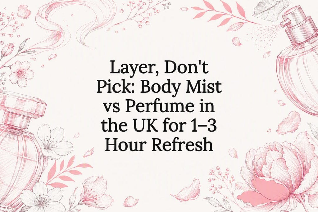 Layer, Don't Pick: Body Mist vs Perfume in the UK for 1–3 Hour Refresh