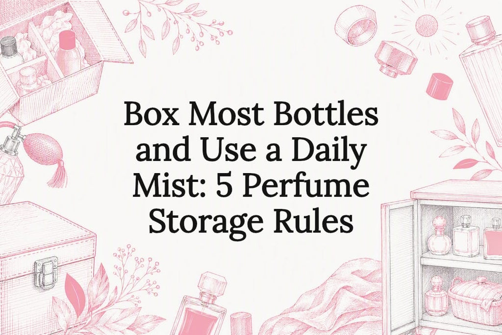 Box Most Bottles and Use a Daily Mist: 5 Perfume Storage Rules