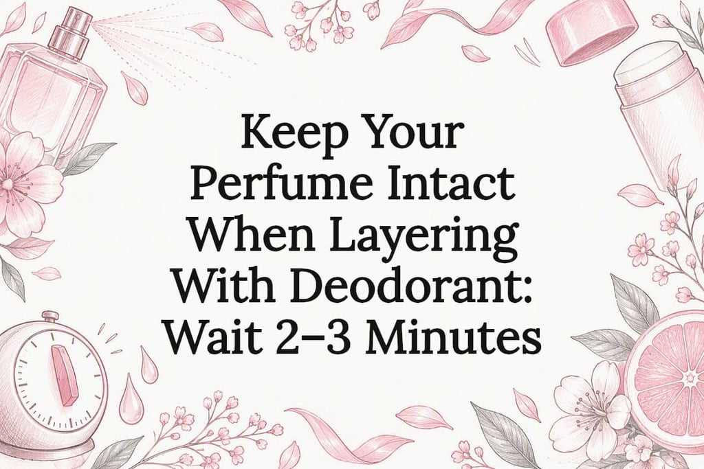 Keep Your Perfume Intact When Layering With Deodorant: Wait 2–3 Minutes