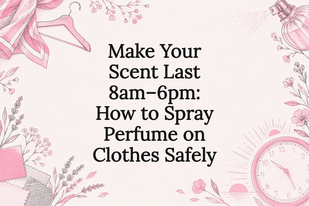 Make Your Scent Last 8am–6pm: How to Spray Perfume on Clothes Safely