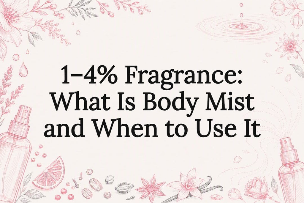1–4% Fragrance: What Is Body Mist and When to Use It