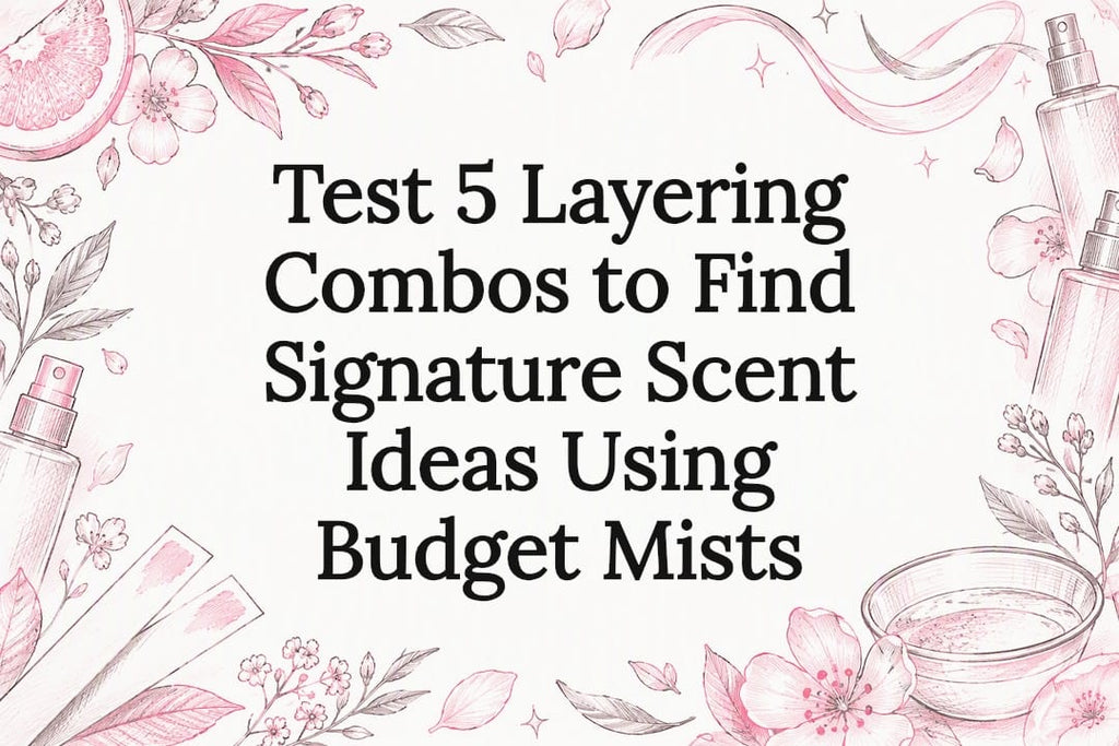 Test 5 Layering Combos to Find Signature Scent Ideas Using Budget Mists