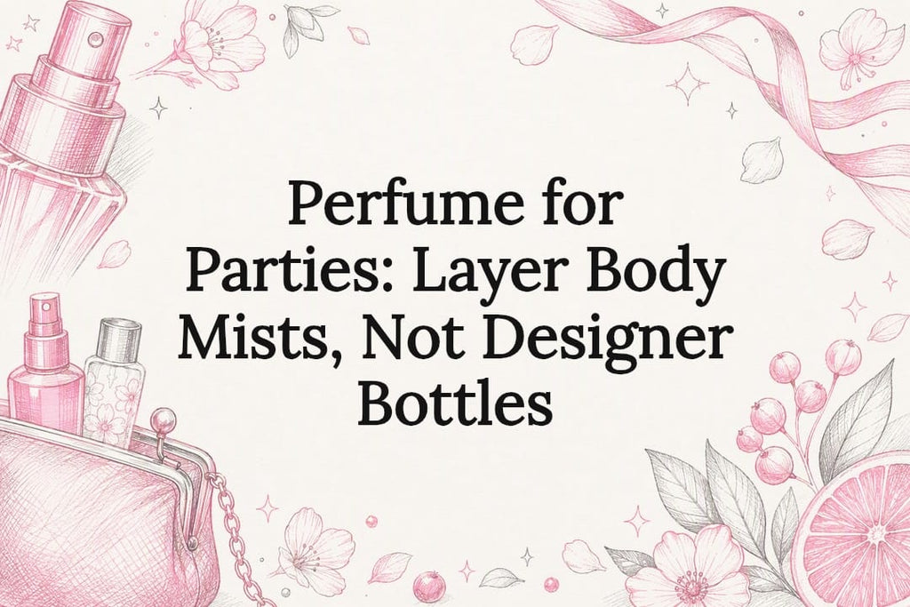Perfume for Parties: Layer Body Mists, Not Designer Bottles