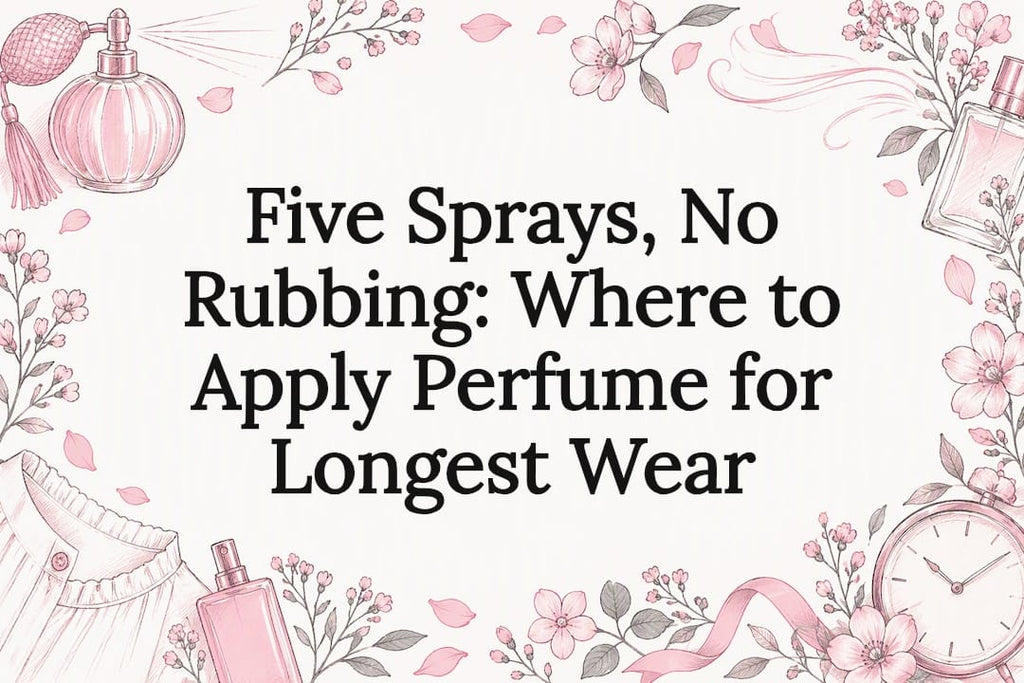 Five Sprays, No Rubbing: Where to Apply Perfume for Longest Wear