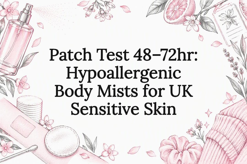 Patch Test 48–72hr: Hypoallergenic Body Mists for UK Sensitive Skin