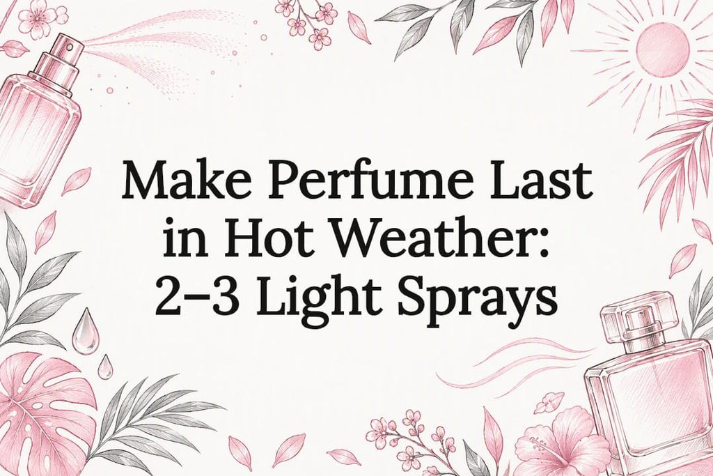 Make Perfume Last in Hot Weather: 2–3 Light Sprays