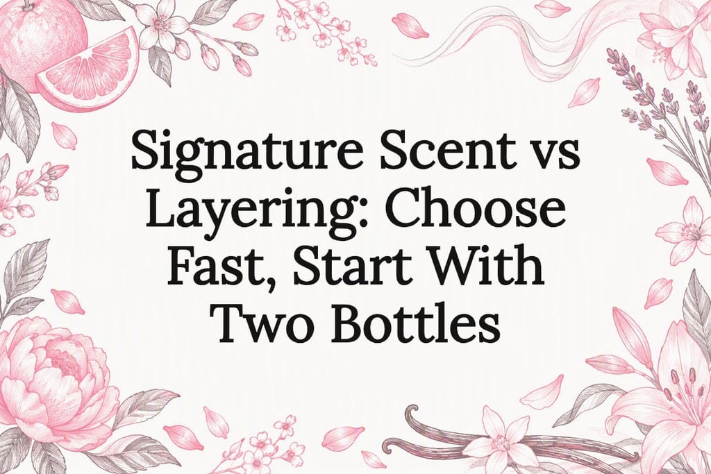 Signature Scent vs Layering: Choose Fast, Start With Two Bottles