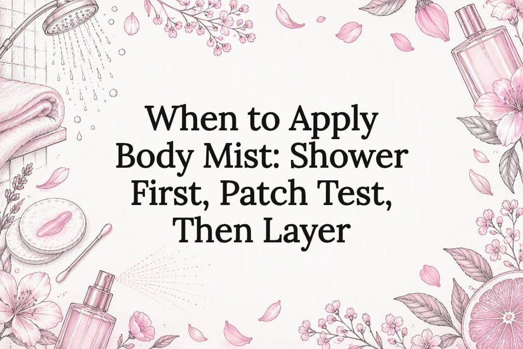 When to Apply Body Mist: Shower First, Patch Test, Then Layer