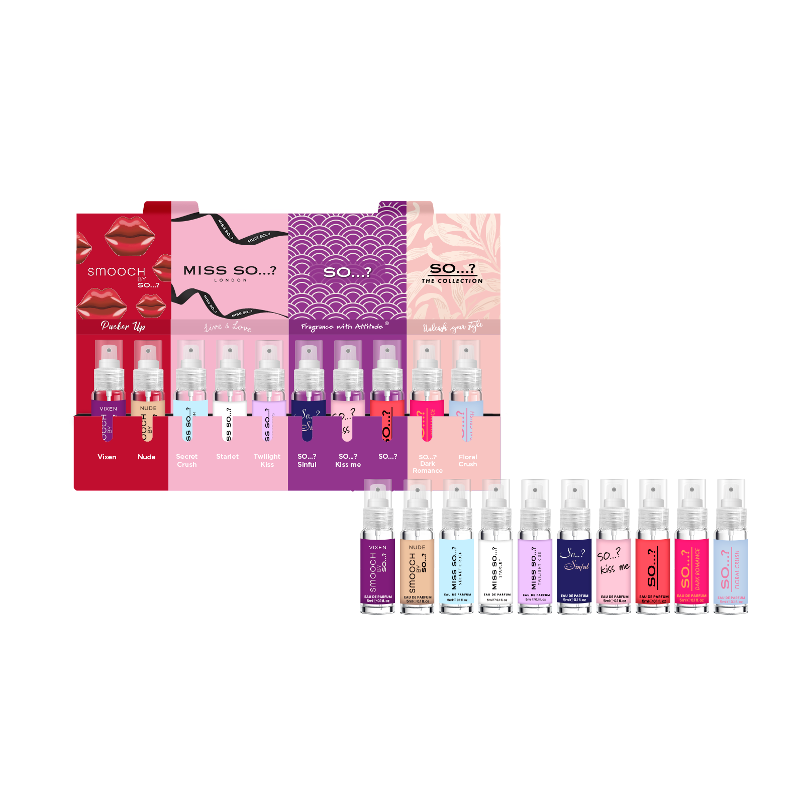 ⁠SO…? Iconic Mini Discovery Perfume Set 10x5ml  (TikTok Exclusive)