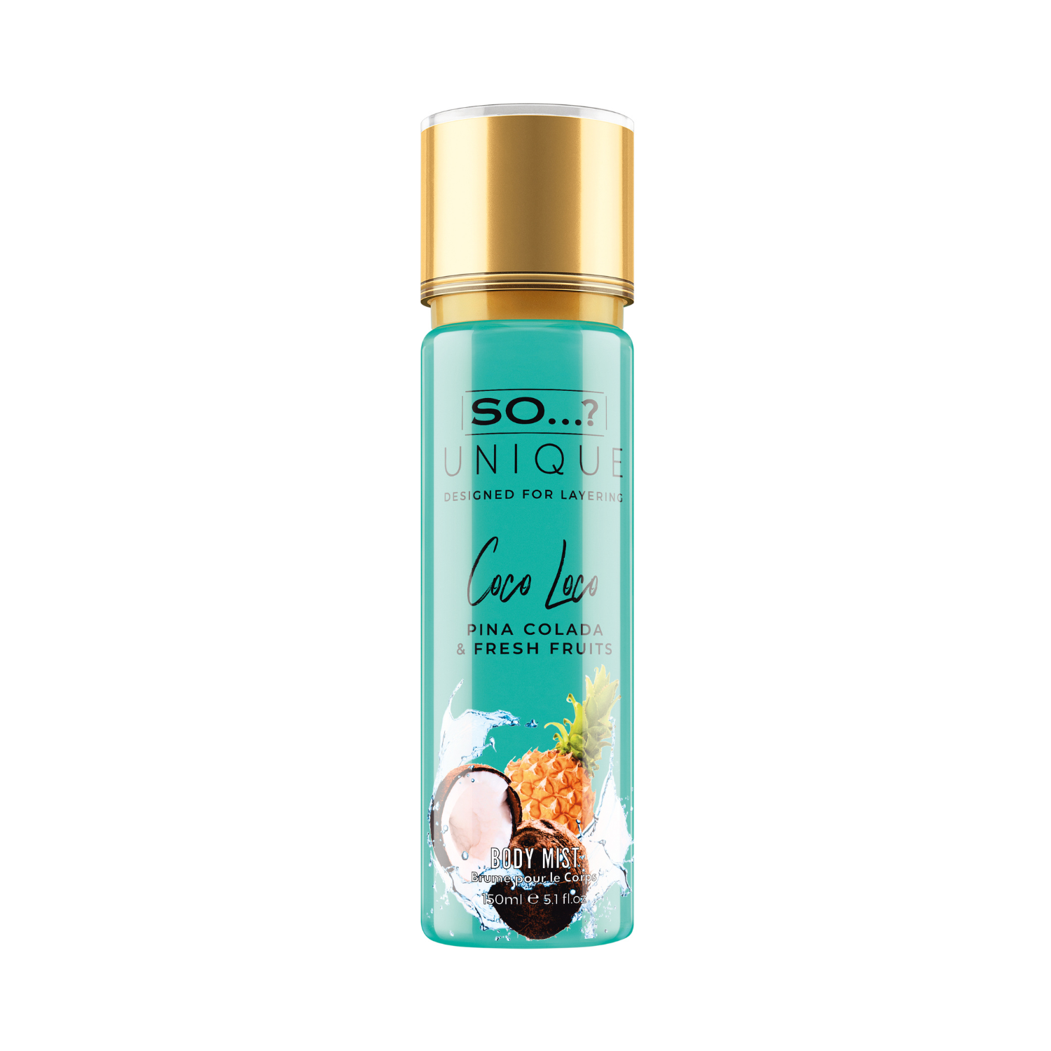 So Unique White Floral Mist Body Mist Caramel Cedarwood