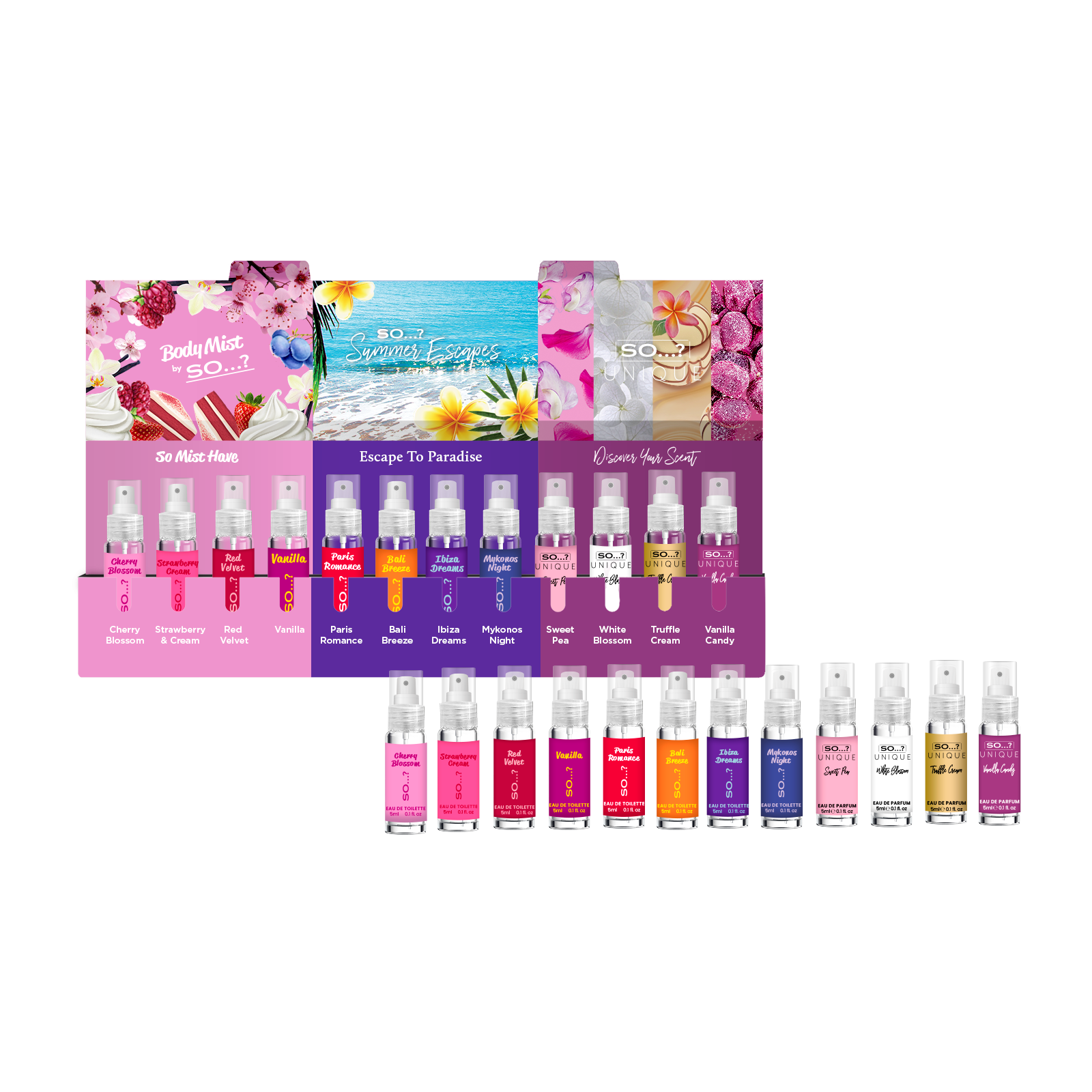 ⁠SO…? Bestsellers Mini Discovery Perfume Set 12 x 5ml