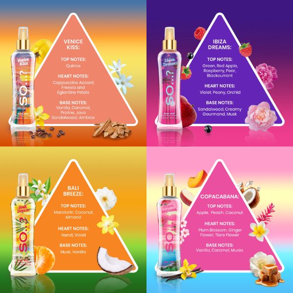 Bestsellers 4 x 200ml Multi Pack Bundle - Summer Escapes
