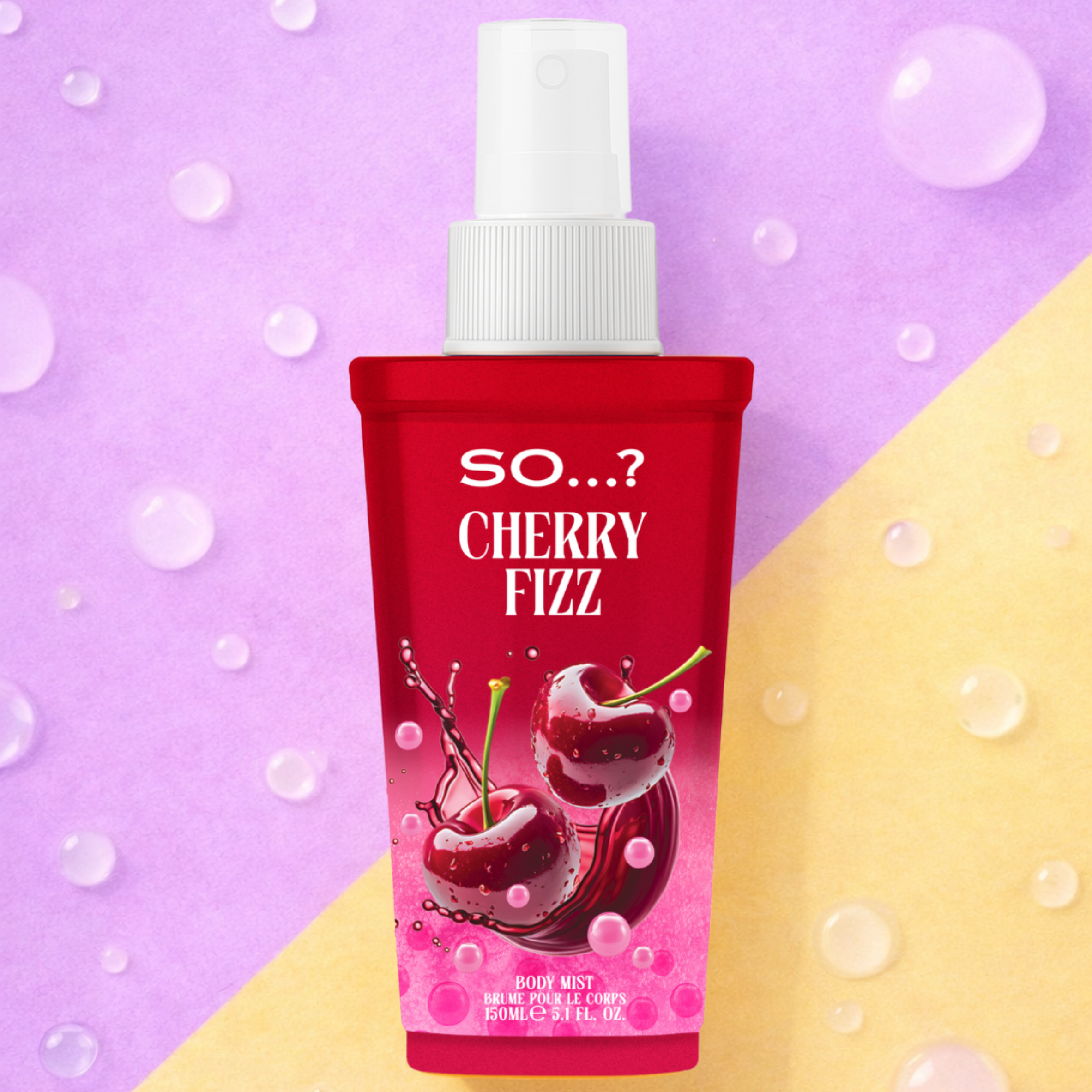 Cherry Fizz - SO? Delish 150ml | Body Mist | So? Fragrance Cherry Fizz - SO? Delish 150ml | Body Mist | So? Fragrance
