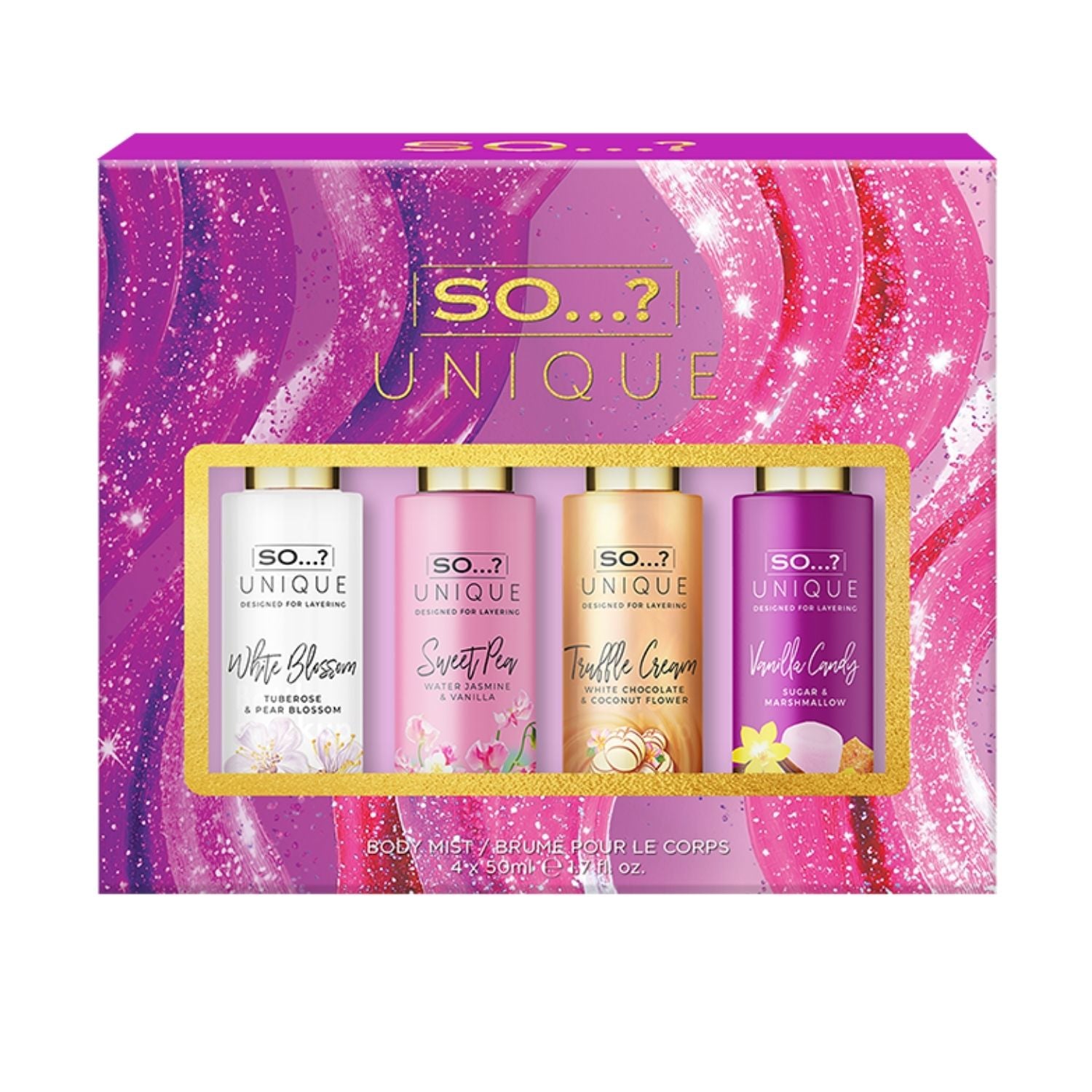 SO...? Unique Mini Mist Gift Set (a Fragrance Delight)