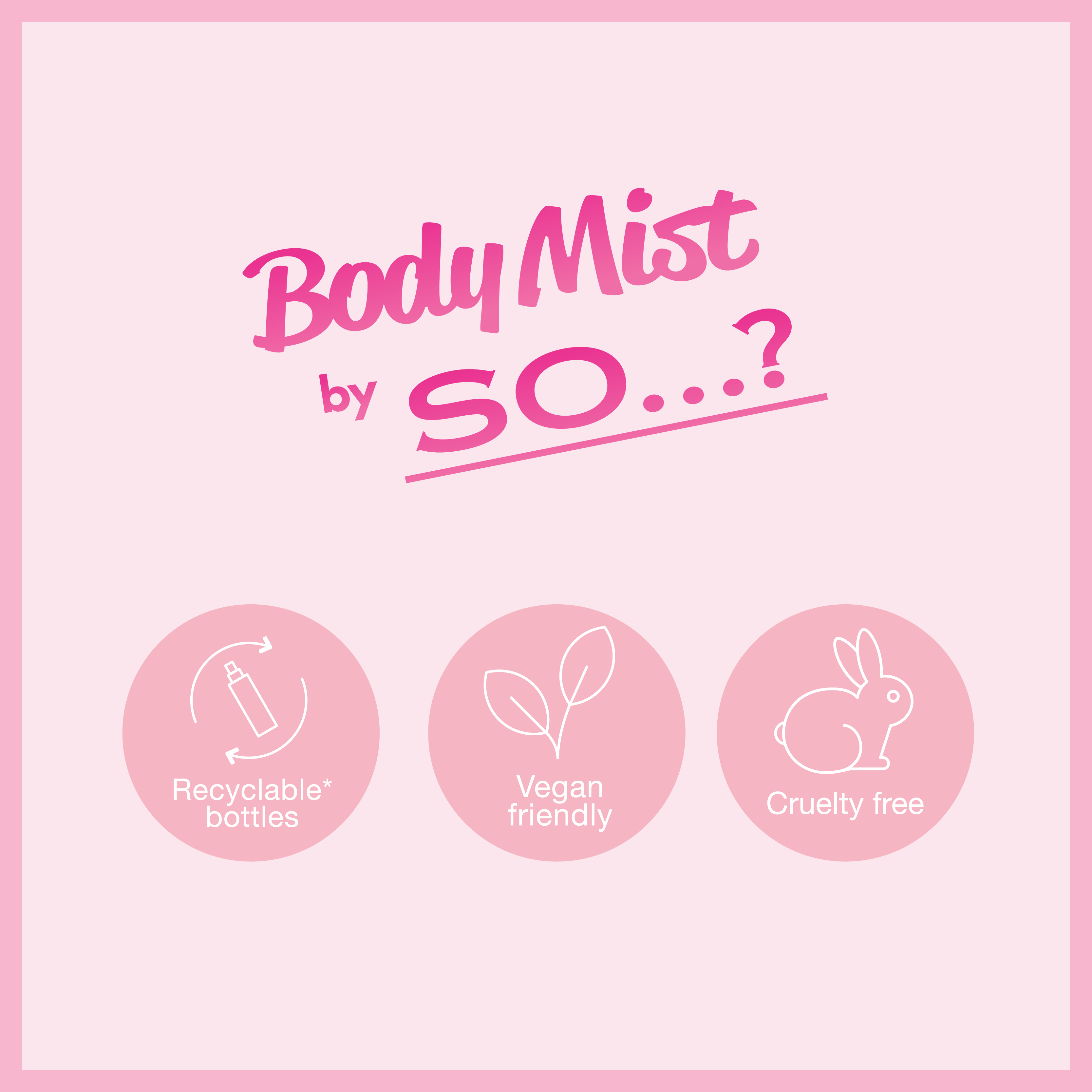 Sweet and Fresh 4 x 100ml Multi Pack Bundle - Body Mist by SO...?