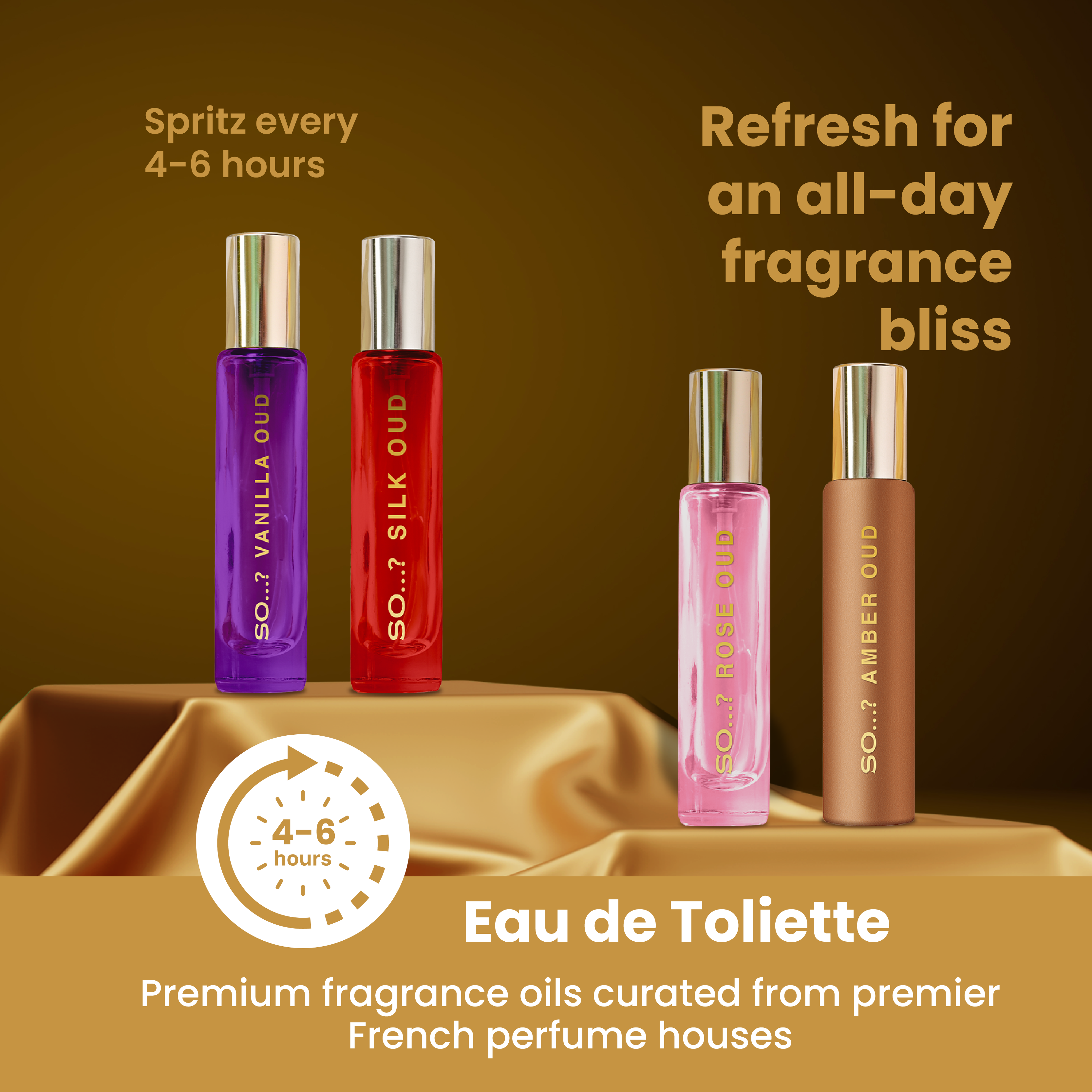 SO…? Oud Travel Size Mini Premium EDT Giftset (4 x 15ml)