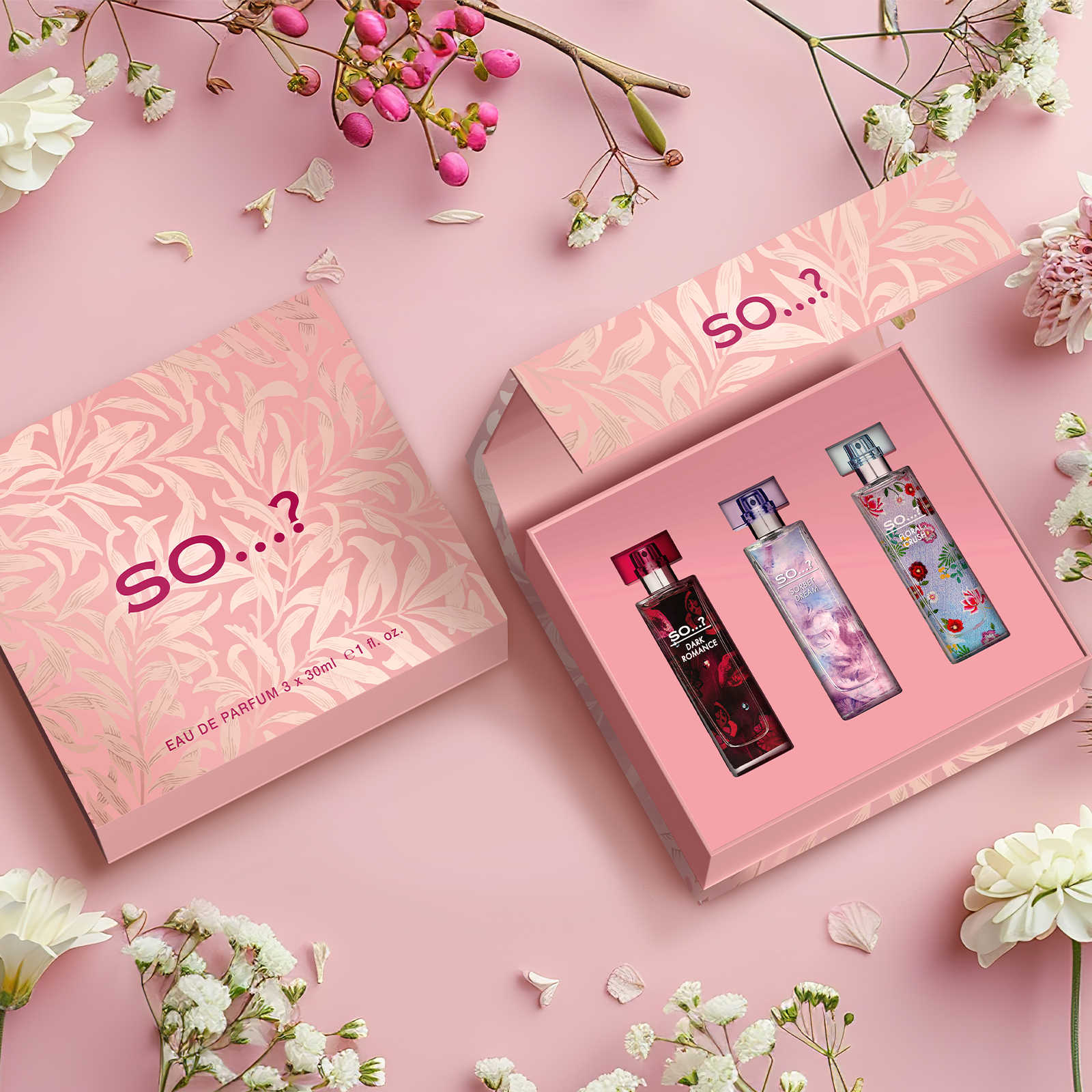 SO...? Collection Travel Size Mini Premium EDP Giftset (3 x 30ml)