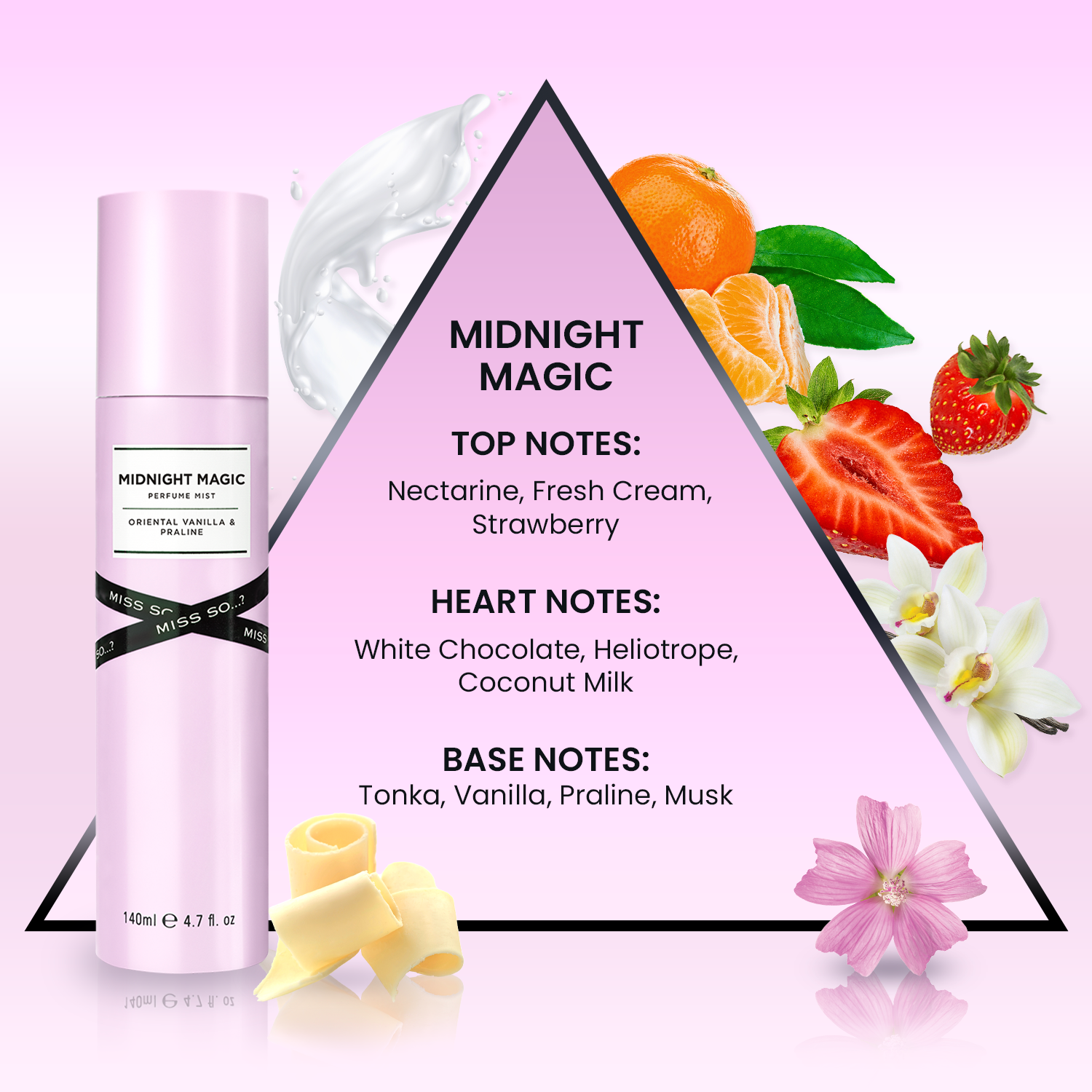Miss SO…? Midnight Magic Perfume Mist - Oriental Vanilla & Praline