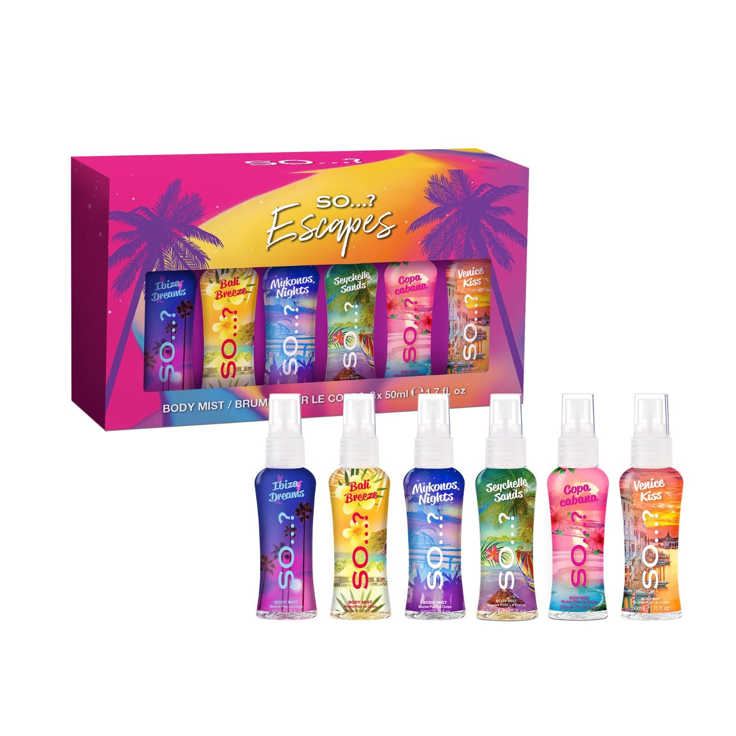 So…? Escapes Grande Giftset 6 x 50ml (Summer In A Box)