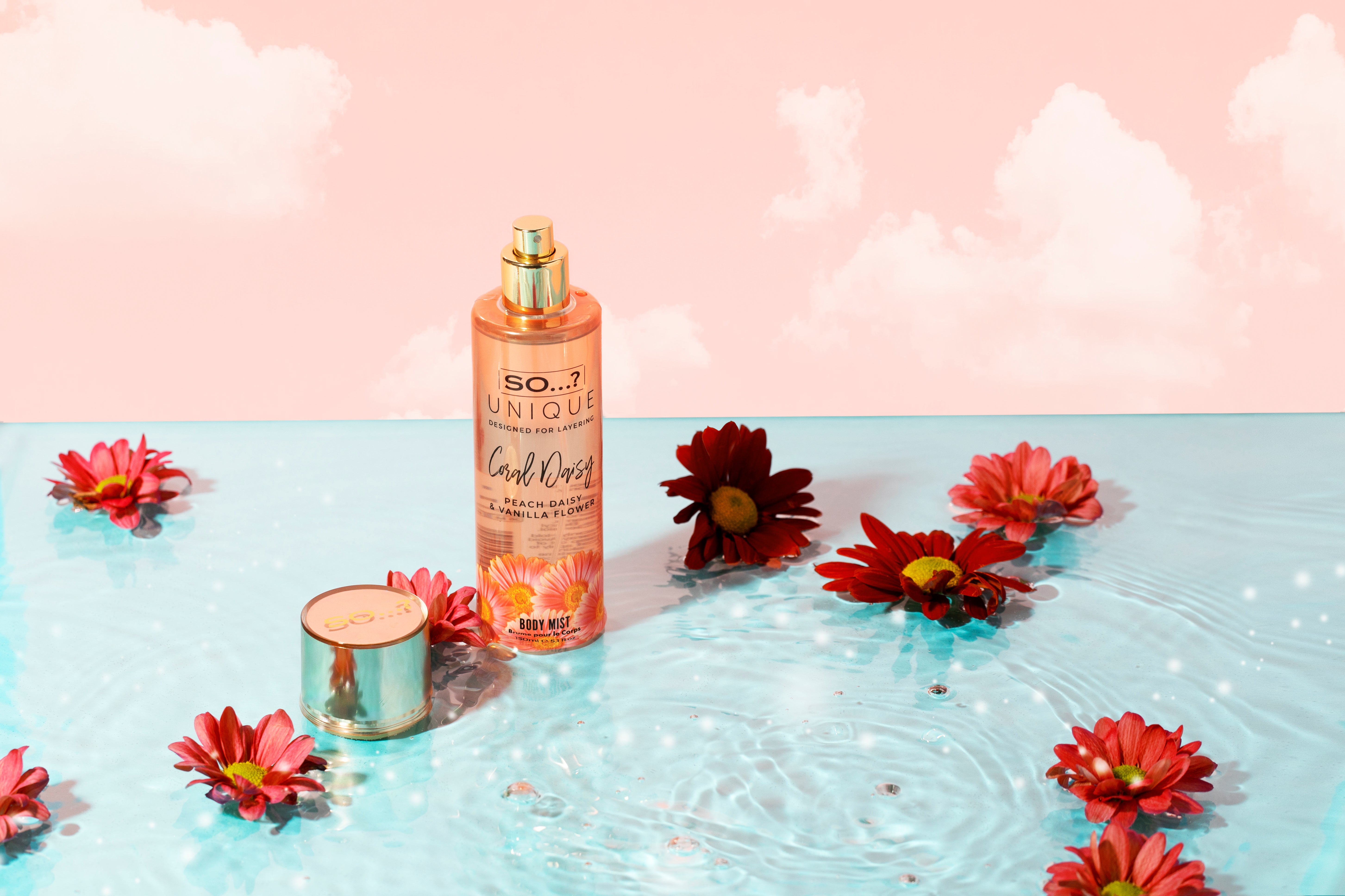 SO...? Unique Coral Daisy Body Mist