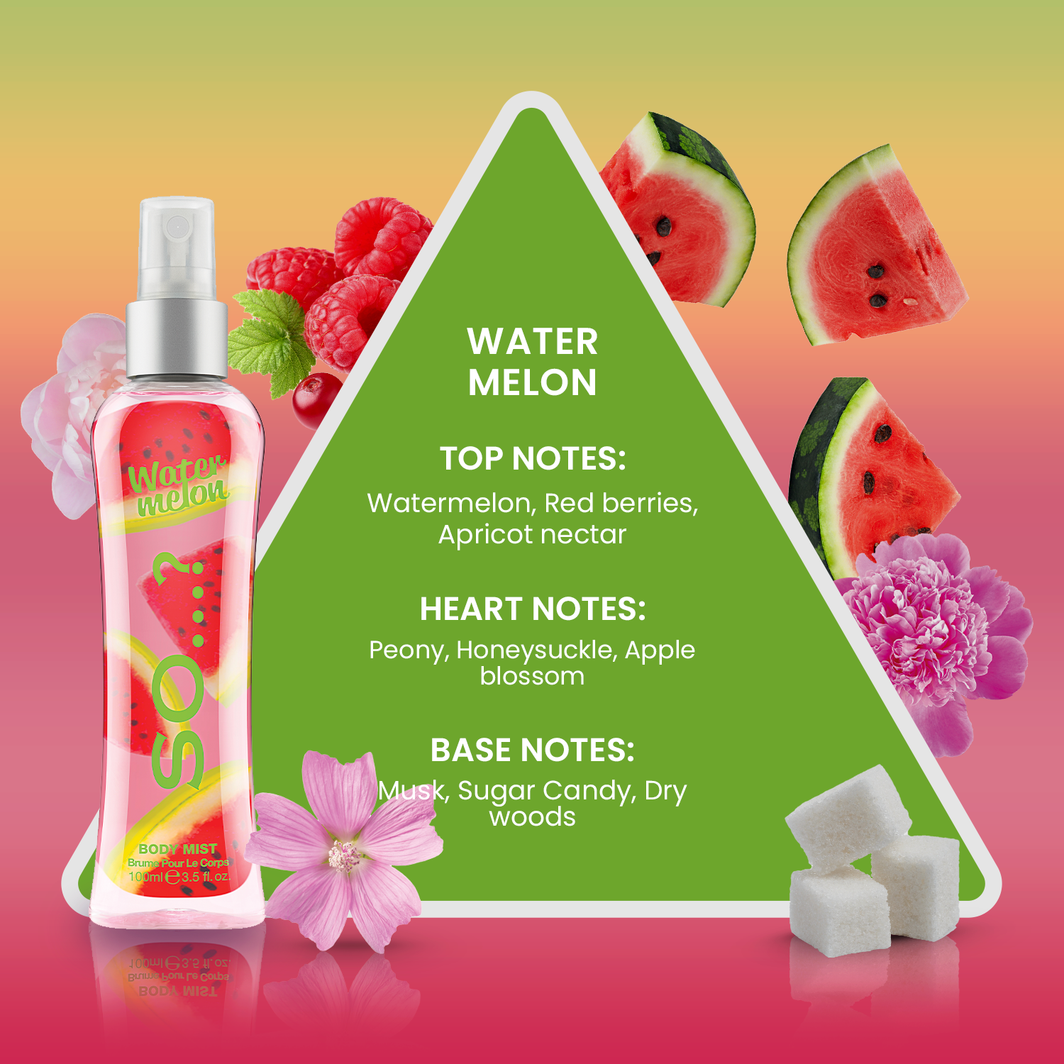 So Cherry Blossom Mist 100ml Body Mist So Fragrance So Cherry Blossom Mist 100ml Body Mist So Fragrance